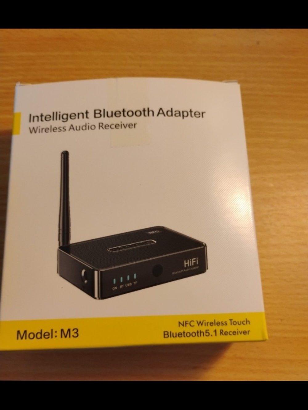 Intelligent Bluetooth Adapter M3 - Black HiFi Wireless Audio Receiver